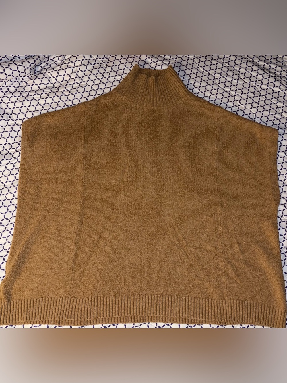 Lou & Grey Oversized Brown Knit Sweater Vest M/L